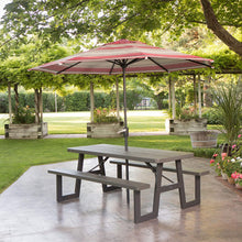 Load image into Gallery viewer, LIFETIME 60233 W-Frame Picnic Table