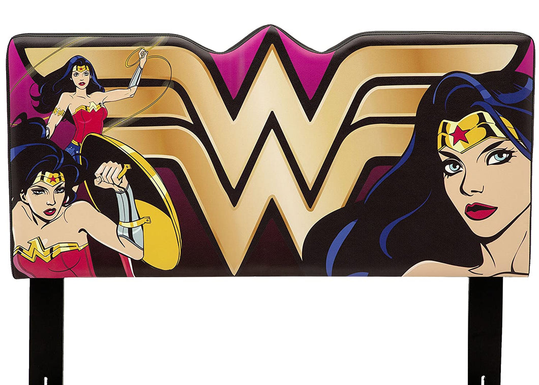 DC Comics Wonder Woman Upholstered Twin Headboard