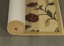 Load image into Gallery viewer, Ottohome Collection Floral Garden Design Non-Skid (Non-Slip) Rubber Backing Modern Area Rug