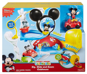 Fisher-Price Disney Junior Mickey Mouse Clubhouse Zip, Slide and Zoom Clubhouse Playset