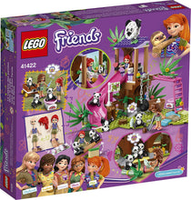 Load image into Gallery viewer, LEGO Friends Panda Jungle Tree House 41422 Building Toy; Includes 3 Panda Minifigures for KidsWho Love Wildlife Animals Friends Mia and Olivia, New 2020 (265 Pieces)