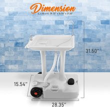 Load image into Gallery viewer, SereneLife Portable Camping Sink w/ Towel Holder &amp; Soap Dispenser