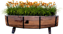 Load image into Gallery viewer, Half Barrel Garden Planter