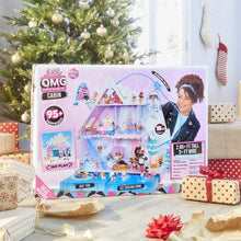 Load image into Gallery viewer, LOL Surprise OMG Winter Chill Cabin Wooden Doll House with 95+ Surprises, Hot Tub and Real Ice Skating Rink- Accessories and Furniture Dolly Toddler Toys -Multicolor