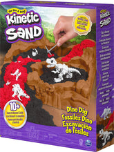 Load image into Gallery viewer, Kinetic Sand, Dino Dig Playset with 10 Hidden Dinosaur Bones to Discover, for Kids Aged 6 and up