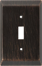 Load image into Gallery viewer, Franklin Brass 126408 Stately Single Toggle Switch Wall Plate / Switch Plate / Cover, Venetian Bronze
