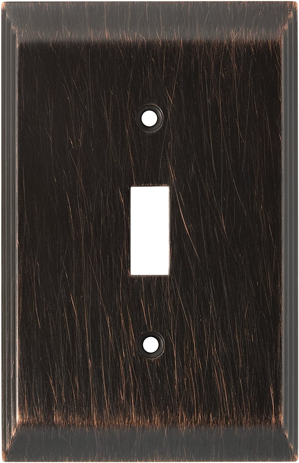 Franklin Brass 126408 Stately Single Toggle Switch Wall Plate / Switch Plate / Cover, Venetian Bronze