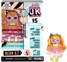 Load image into Gallery viewer, L.O.L. Surprise! JK Neon Q.T. Mini Fashion Doll with 15 Surprises
