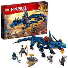 Load image into Gallery viewer, LEGO NINJAGO Masters of Spinjitzu: Stormbringer 70652 Ninja Toy Building Kit with Blue Dragon Model for Kids, Best Playset Gift for Boys (493 Piece)
