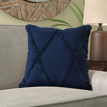 Load image into Gallery viewer, LR Home Royal Blue Throw Pillow, 18" x 18",
