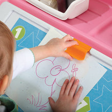 Load image into Gallery viewer, Step2 2-in-1 Toy Box &amp; Art Lid | Plastic Toy &amp; Art Storage Container