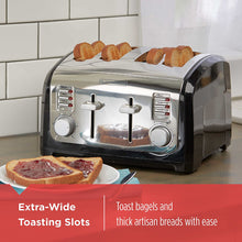 Load image into Gallery viewer, BLACK+DECKER 4-Slice Toaster, Stainless Steel, T4030