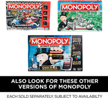 Load image into Gallery viewer, Monopoly Game: Cheaters Edition Board Game Ages 8 and Up