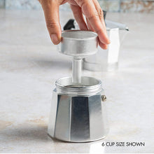 Load image into Gallery viewer, Primula Aluminum Espresso Maker - Aluminum - For Bold, Full Body Espresso – Easy to Use – Makes 1 Cup