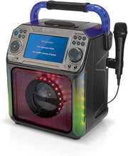 Load image into Gallery viewer, Singing Machine SML682BTBK Groove Cube CDG Karaoke System