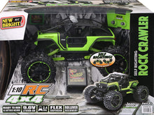 Load image into Gallery viewer, New Bright RC (15") Radio Control 4x4 Jeep Rock Crawler, 2.4 GHz 9.6v-Green
