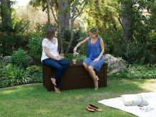 Load image into Gallery viewer, Keter Brightwood 120 Gallon Outdoor Garden Resin Patio Storage Furniture Deck Box