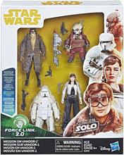 Load image into Gallery viewer, Star Wars Force Link 2.0 Mission on Vandor-1 3.75" Figure 4 Pack
