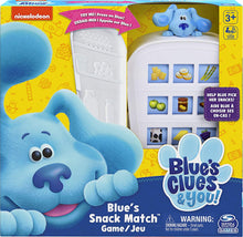 Load image into Gallery viewer, Nickelodeon Blue's Clues Snack Match Game, Matching Board Game, for Families and Kids Ages 3 and up