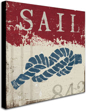 Load image into Gallery viewer, Trademark Fine Art Nautical III Red Artwork by Wellington Studio