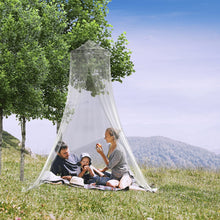 Load image into Gallery viewer, Trademark Global Mosquito Repelling Net for Beds, Hammocks, and Cribs - Insect Protection Hanging Canopy for Camping with Large Screen Opening by Lavish Home - 75-31215 , White