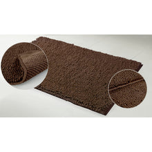 Load image into Gallery viewer, Resort Collection Plush Shag Chenille 21 x 34" Bath Mat, Mocha