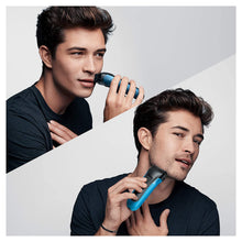 Load image into Gallery viewer, Braun Series Men&#39;s Electric Foil Shaver / Rechargeable Electric Razor, Wet &amp; Dry, Blue