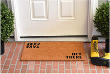 Load image into Gallery viewer, Calloway Mills 100511729 Hey There Doormat, 17&quot; x 29&quot;, Natural/Black