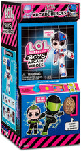 Load image into Gallery viewer, LOL Surprise Boys Arcade Heroes Action Figure Doll with 15 Surprises Including Hero Suit and Boy Doll or Ultra-Rare Girl Doll, Shoes, Accessories, Trading Card | Kids Age 4-15 Years