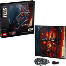 Load image into Gallery viewer, LEGO Art Star Wars The Sith 31200 Creative Sith Lord Building Kit; an Elegant Piece for Adults who Love Mindful Art Projects or The Dark Lords of The Sith, New 2020 (3,406 Pieces)
