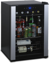 Load image into Gallery viewer, Wine Enthusiast Evolution Series Compact Wine &amp; Beverage Center, Stainless Steel
