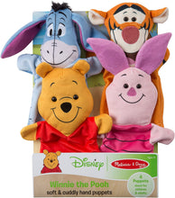 Load image into Gallery viewer, Melissa &amp; Doug Winnie The Pooh Hand Puppets