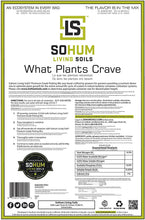 Load image into Gallery viewer, SOHUM Living Soil, Organic Fertilizer, Organic Plant Food, Soil Amendment. Increases Yields. Vegetable Fertilizer, Flower Fertilizer. Non-GMO. Eco-Friendly. Just Add Water! No Mixing (1)