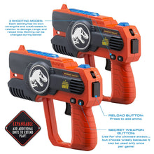 Load image into Gallery viewer, Jurassic World 2 Laser-Tag for Kids Infared Lazer-Tag Blasters Lights Up &amp; Vibrates When Hit