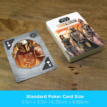 Load image into Gallery viewer, AQUARIUS Star Wars Playing Cards - The Mandalorian Themed Deck of Cards for Your Favorite Card Games - Officially Licensed Star Wars Merchandise and Collectibles - Poker Size with Linen Finish