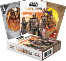 Load image into Gallery viewer, AQUARIUS Star Wars Playing Cards - The Mandalorian Themed Deck of Cards for Your Favorite Card Games - Officially Licensed Star Wars Merchandise and Collectibles - Poker Size with Linen Finish