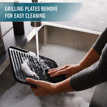 Load image into Gallery viewer, Calphalon Even Sear Indoor Electric Grill, Multi, Dark Stainless Steel