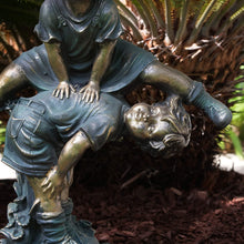 Load image into Gallery viewer, Alpine Corporation GXT260 Statue, 20&quot; x 11&quot; x 26&quot;, Bronze