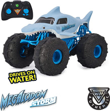 Load image into Gallery viewer, Monster Jam, Official Megalodon Storm All-Terrain Remote Control Monster Truck, 1:15 Scale