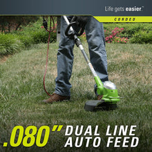 Load image into Gallery viewer, Greenworks 15-Inch 5.5 Amp Corded String Trimmer 21272