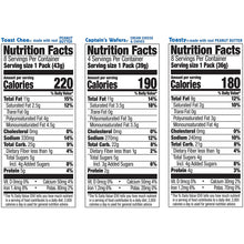 Load image into Gallery viewer, Lance Sandwich Crackers, Variety Pack with ToastChee and Toasty with Peanut Butter and Captain's Wafers with Cream Cheese, 20 Ct