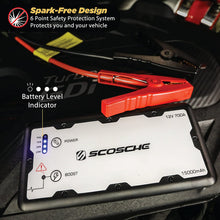 Load image into Gallery viewer, SCOSCHE Car Jump Starter, Battery Booster for Automobiles