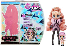 Load image into Gallery viewer, L.O.L. Surprise! O.M.G. Winter Chill Big Wig Fashion Doll &amp; Madame Queen Doll with 25 Surprises
