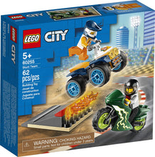 Load image into Gallery viewer, LEGO City Stunt Team 60255 Bike Toy, Cool Building Set for Kids, New 2020 (62 Pieces)