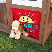 Load image into Gallery viewer, KidKraft Ryan's World Outdoor Playhouse 59.3" x 58" x 64.8", Brown