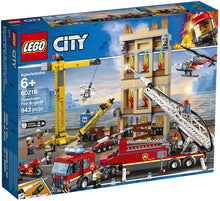 Load image into Gallery viewer, LEGO City Downtown Fire Brigade 60216 Building Kit (943 Pieces)