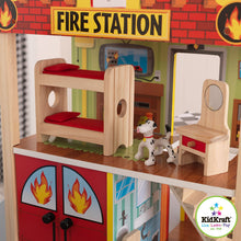 Load image into Gallery viewer, Kidkraft Fire Station Set