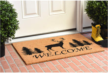 Load image into Gallery viewer, Elk Forest Welcome Doormat 24&quot; X 36&quot;