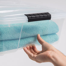 Load image into Gallery viewer, IRIS 5 Quart Stack &amp; Pull Box, Clear