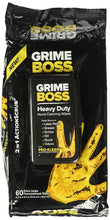 Load image into Gallery viewer, Grime Boss Heavy Duty Hand Cleaning Wipes 1 Pack- 60 Wipes